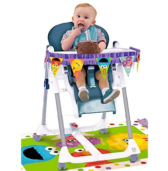 Sesame Street 1st Birthday High Chair Decorating Kit